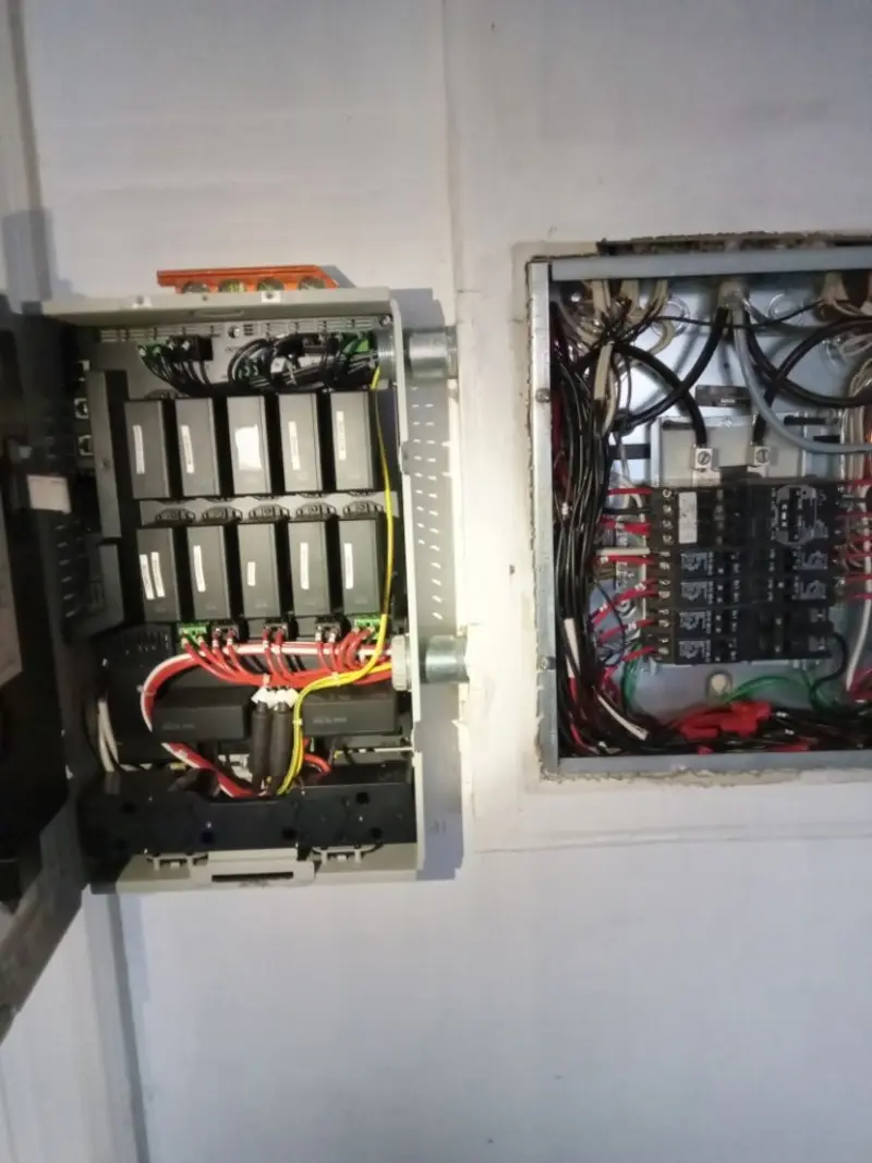 Electrical panel upgrade completed for Security Camera Wiring in East Pennsboro